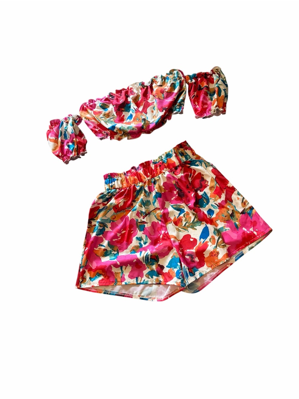 Floral Multicolor Two-Piece Set - Picture 2 of 4